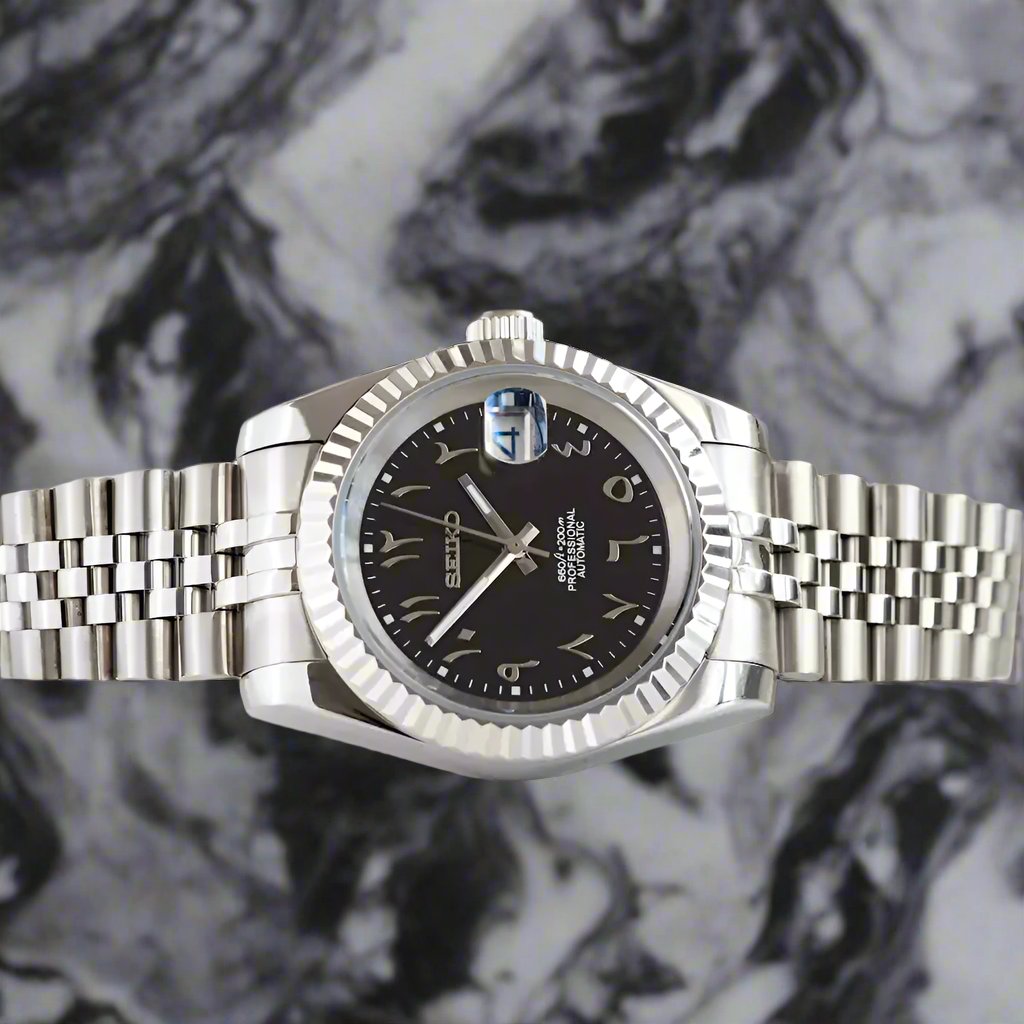 Seiko Just -Black Arabic Dial
