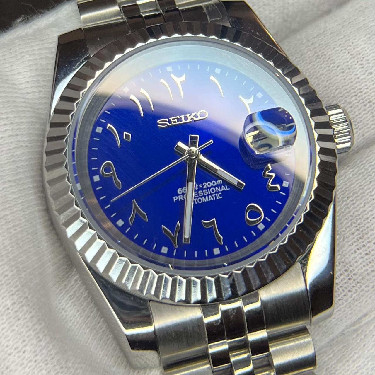 SeikoJust -Blue Arabic Dial