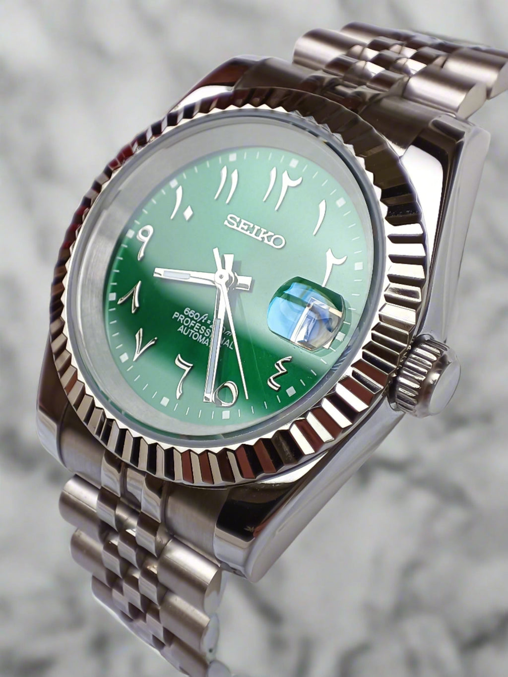 SeikoJust - Royal Green Arabic Dial