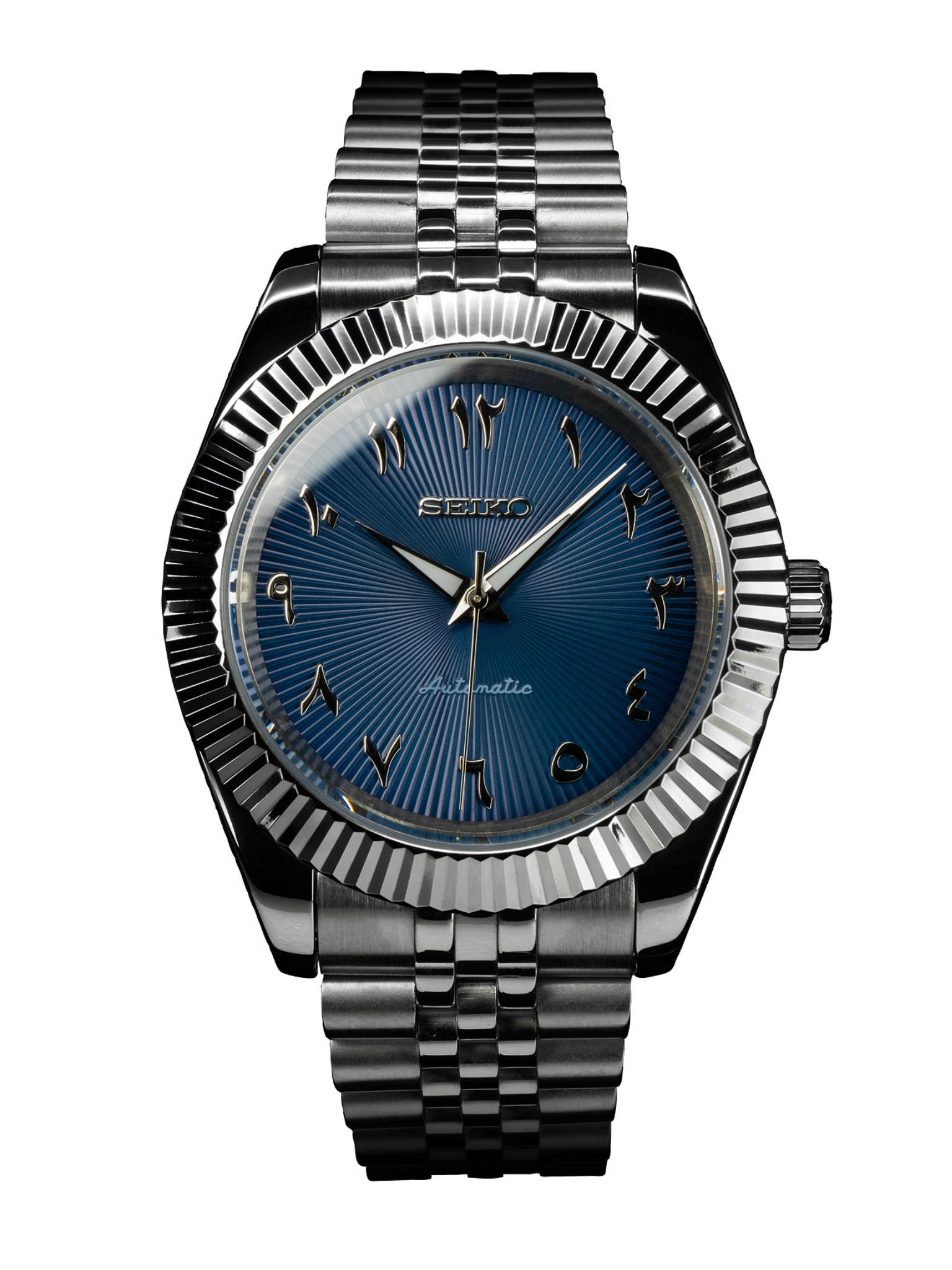Seikojust- Majestic Blue Arabic Dial