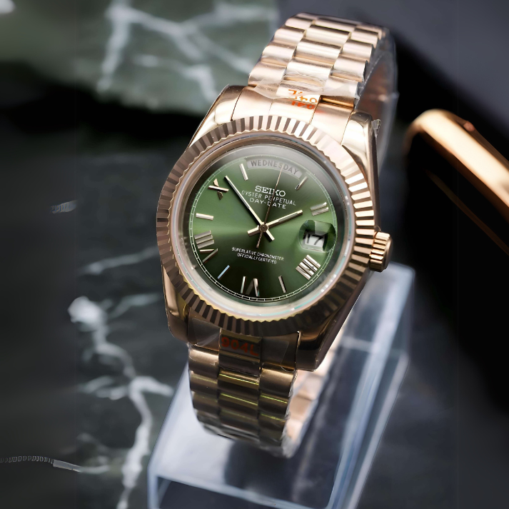 DayDate Mod – Olive Dial