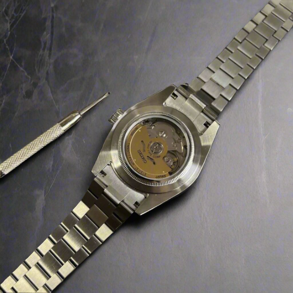 DATEJUST NAVY BLUE - CUSTOM SEIKO NH35 AUTOMATIC WATCH