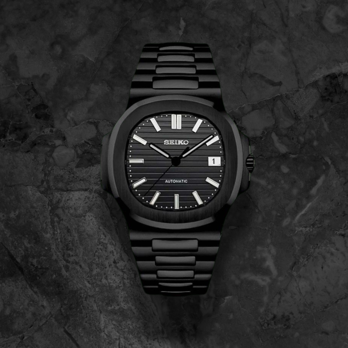 Nautiko Triple Black - Nh35 Seiko Automatic  Watch