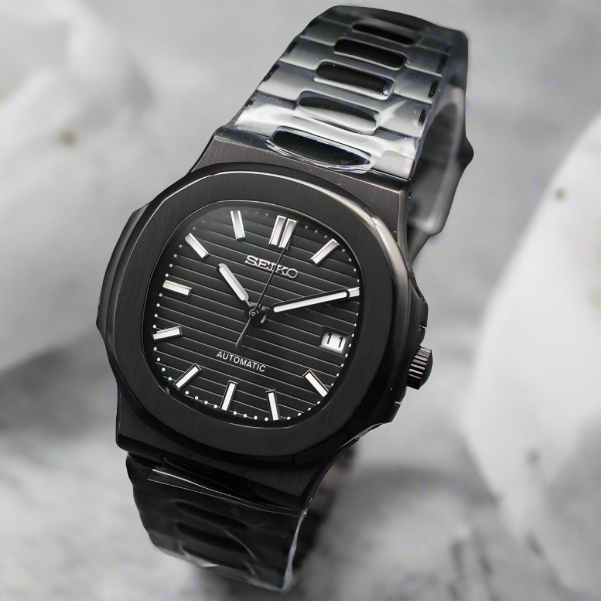 Nautiko Triple Black - Nh35 Seiko Automatic  Watch