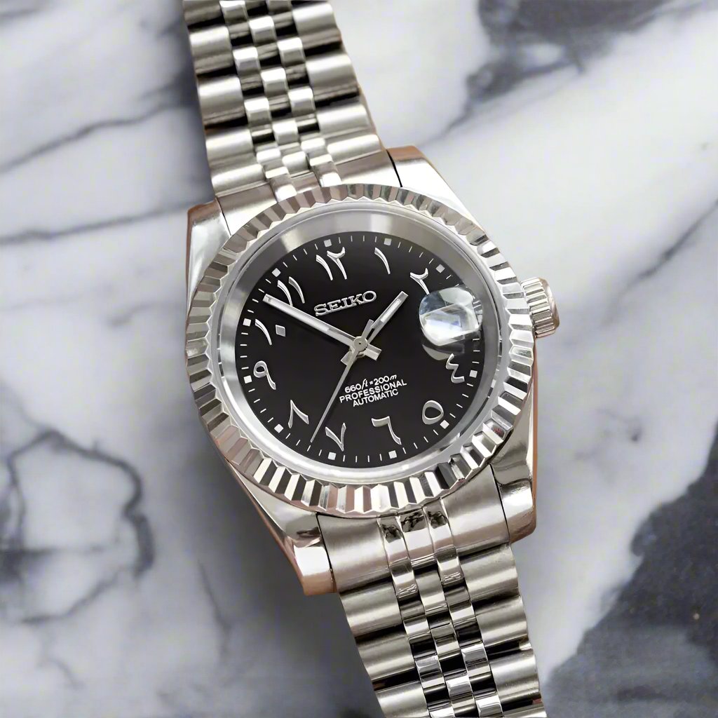 Seiko Just -Black Arabic Dial