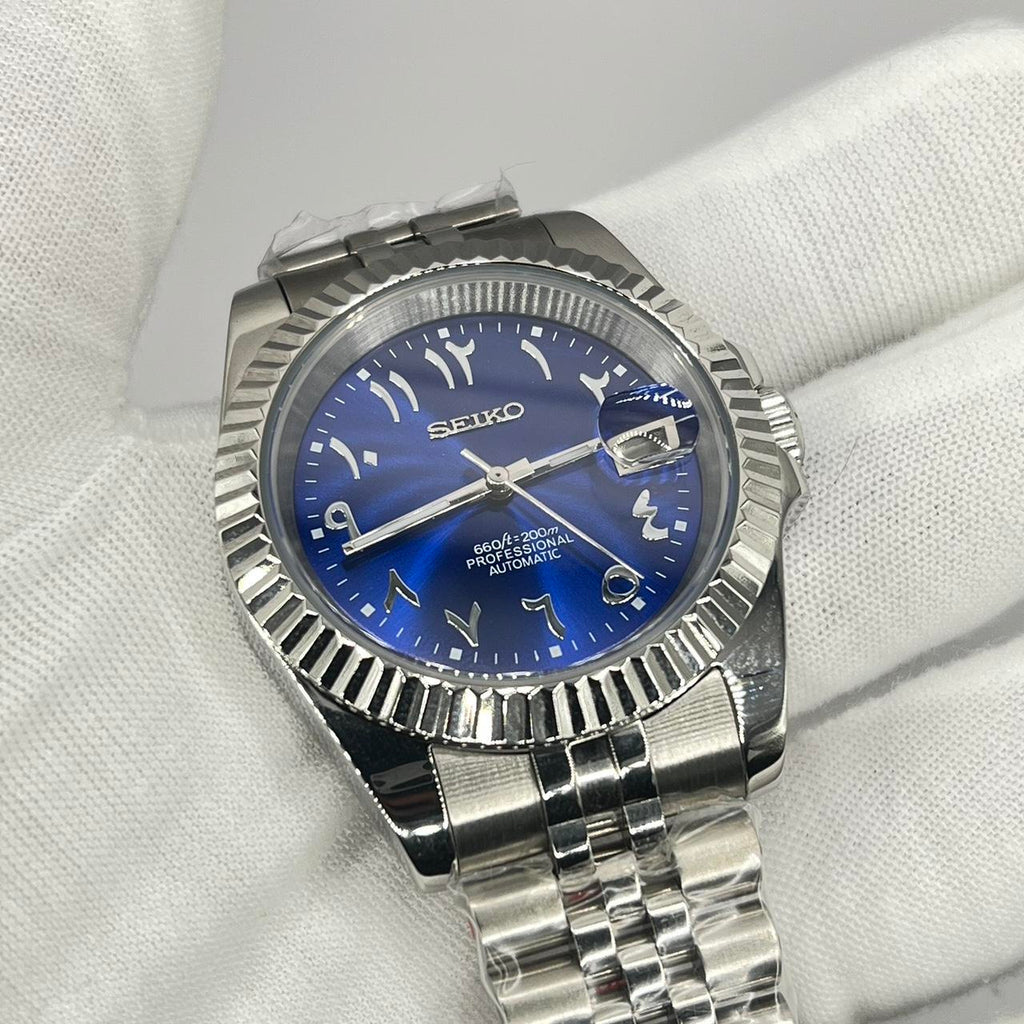 SeikoJust -Blue Arabic Dial
