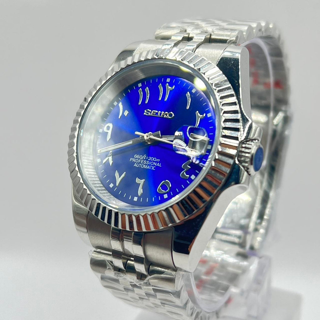 SeikoJust -Blue Arabic Dial