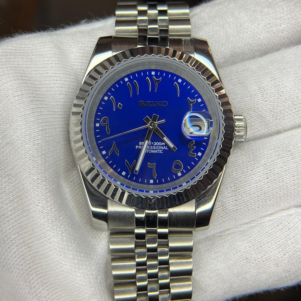 SeikoJust -Blue Arabic Dial