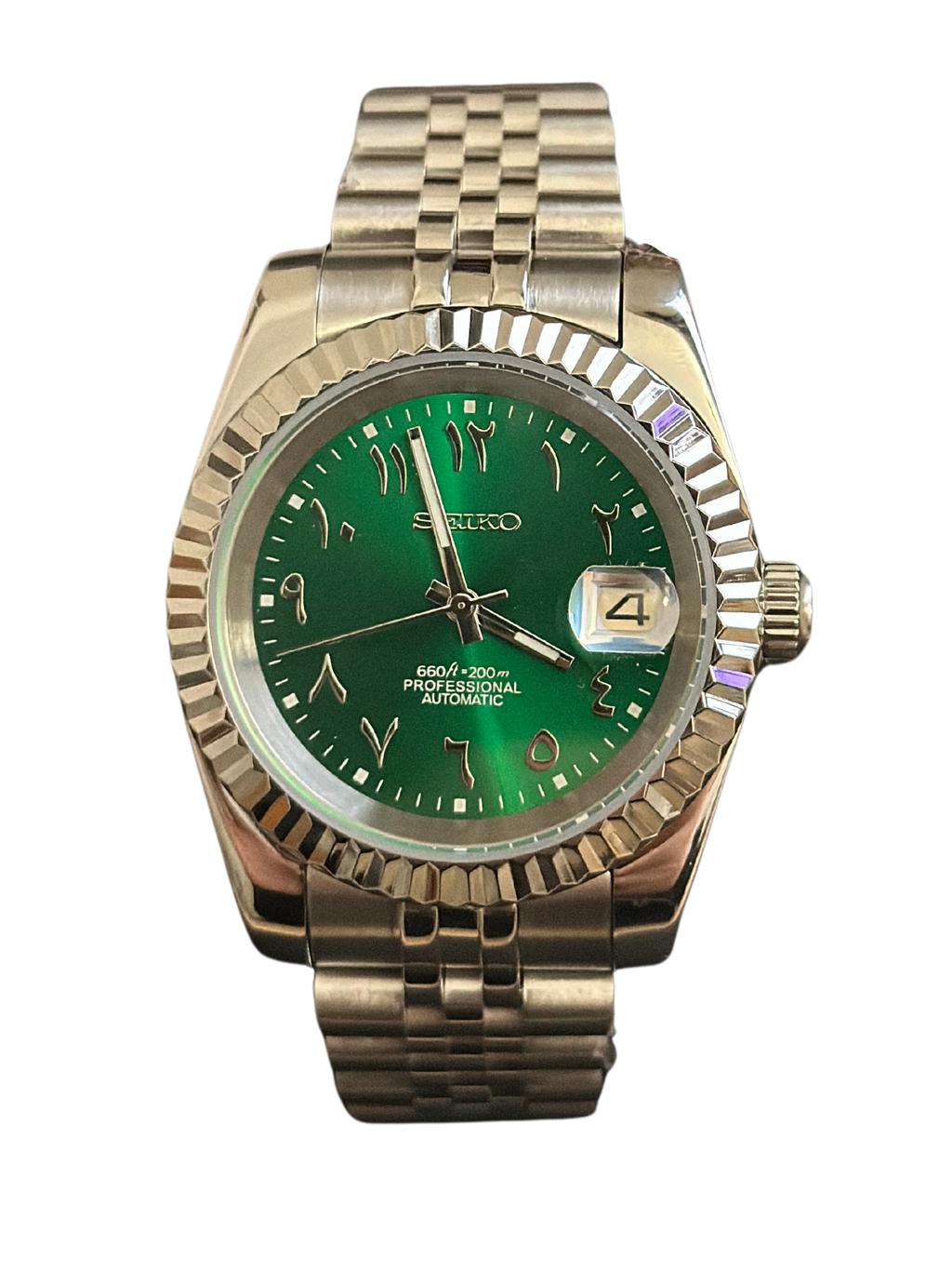 SeikoJust - Royal Green Arabic Dial