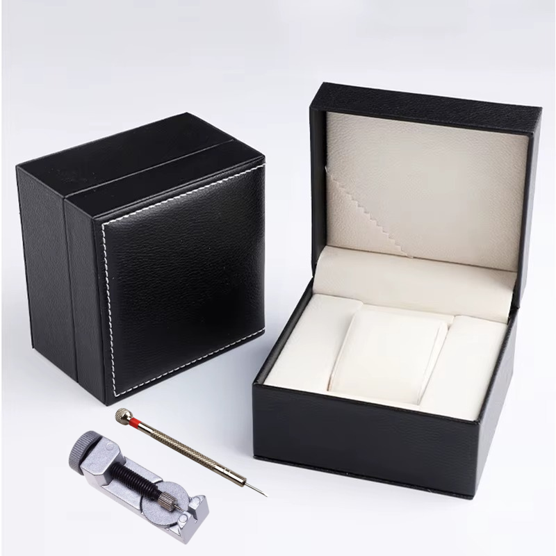 Premium Leather Watch Box + Adjustment Tool