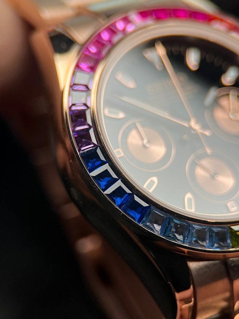 Seiko Mod Daytona Rainbow Chronograph